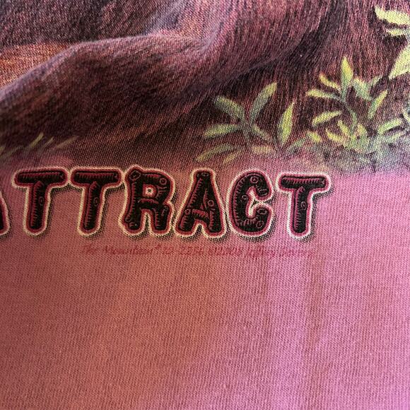 2008 The Mountain Graphic Tee Mens Large Moose Bear Nature Cute Outdoors Casual - Picture 5 of 5